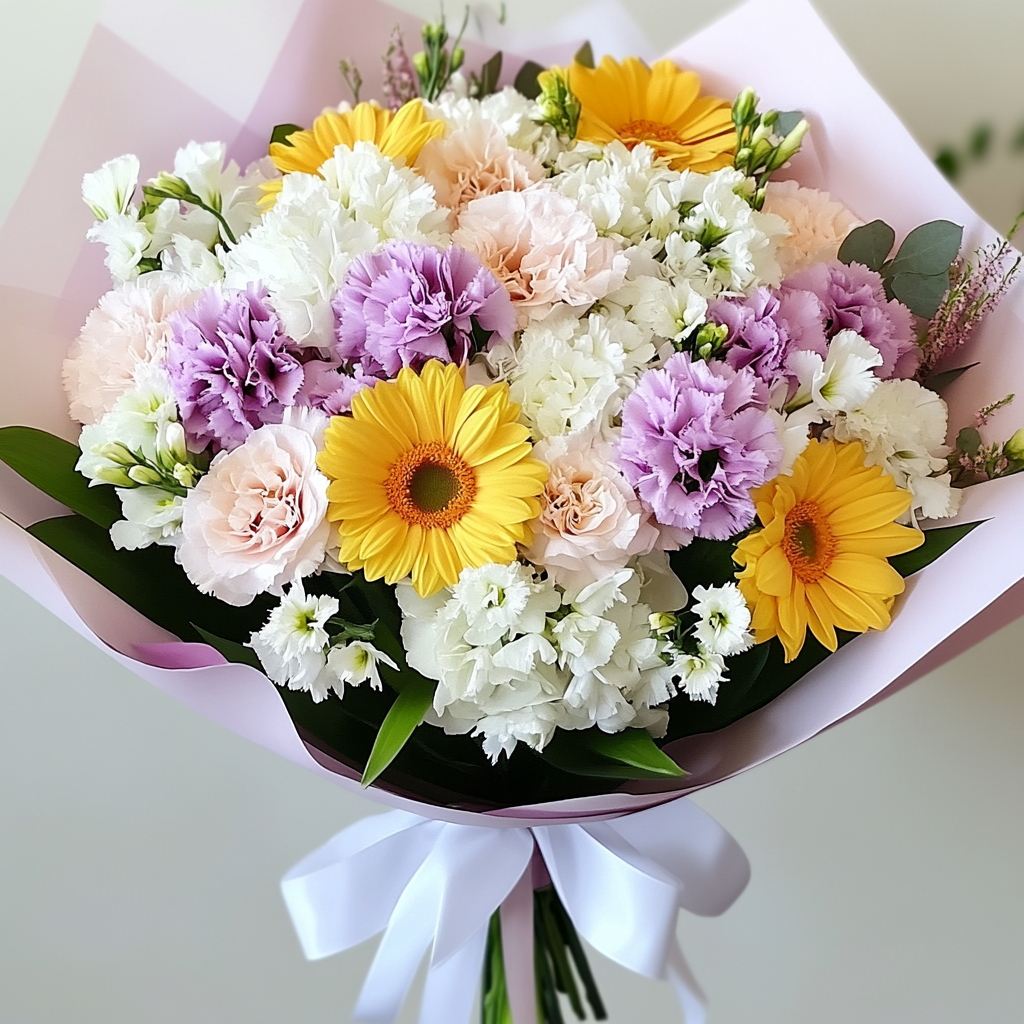 Memorial White Floral Design