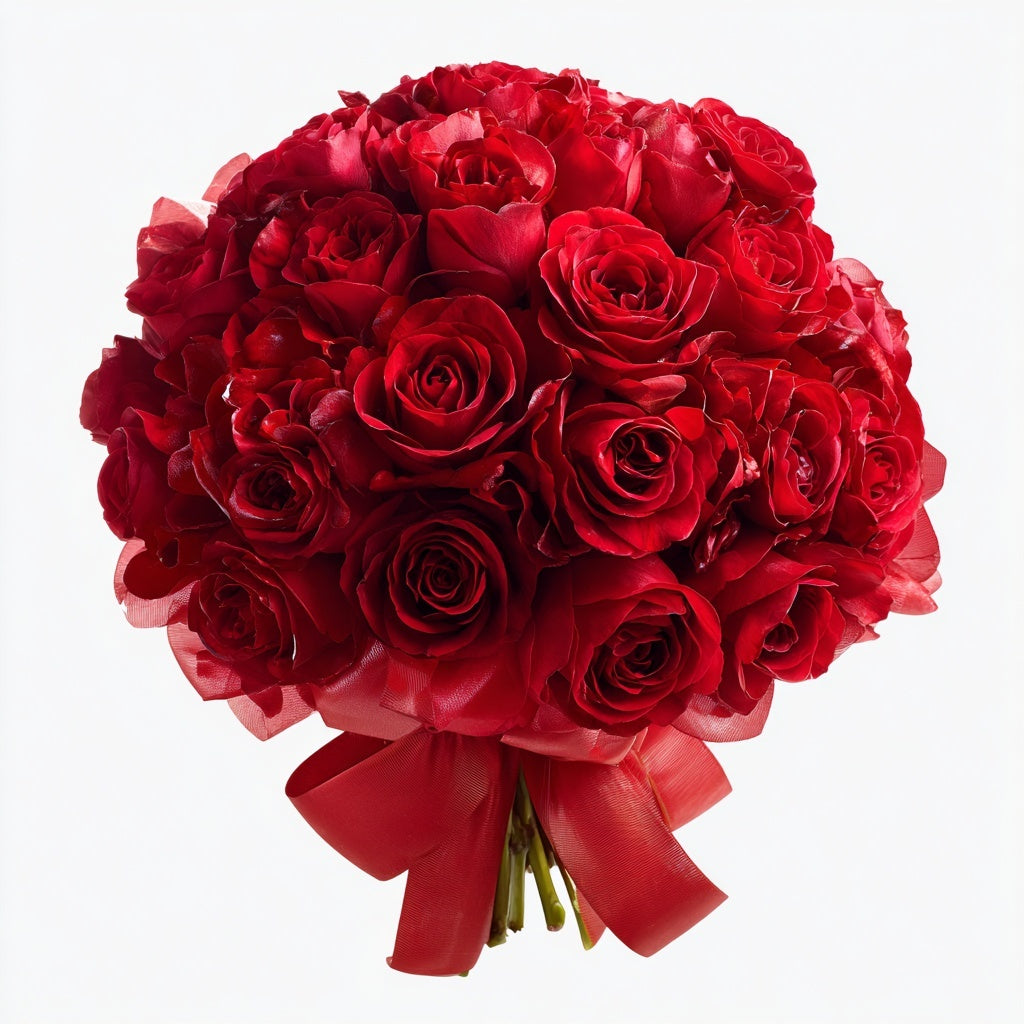 Freshly Cut Red Roses